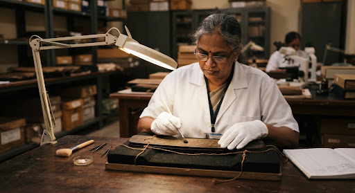 Ancient Olai Manuscript Preservation